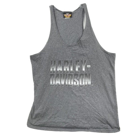 Harley-Davidson Tops - Harley Davidson‎ Motor Clothes Womens Size Small Oversized Tank Top Made In USA
